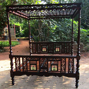 Jali cut,  with original old Tiles reproduction bed,  King size