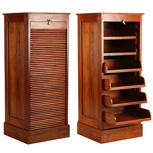 Roll shutter multi purpose cabinet